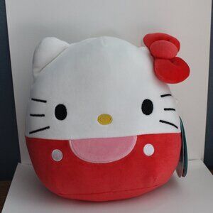 8" Hello Kitty Squishmallows In Red